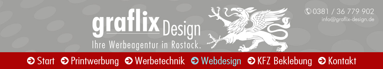 Werbeagentur graflix Design Rostock